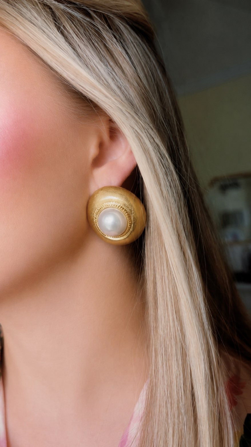 Antique Pearl Earring
