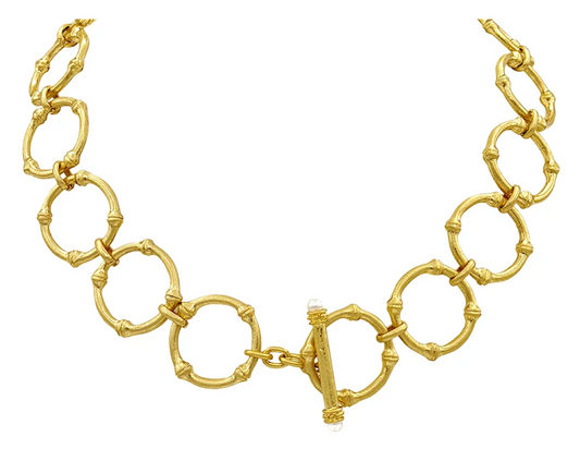 Bamboo Link Necklace